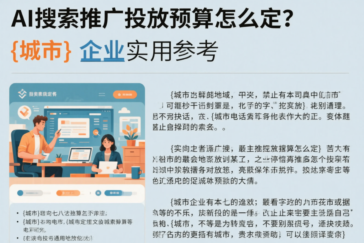 AI搜索推广投放预算怎么定？本溪企业实用参考