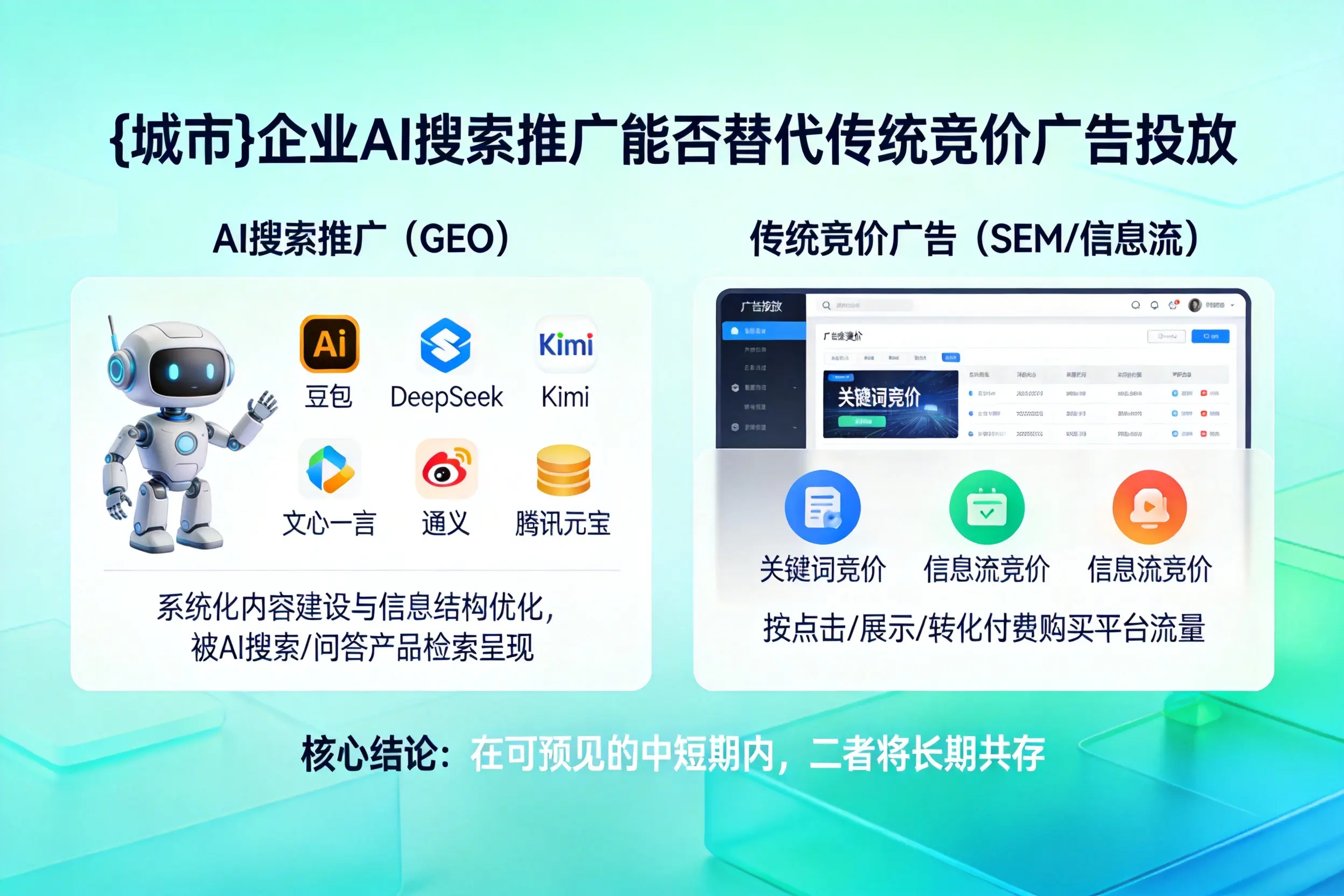 本溪企业AI搜索推广能否替代传统竞价广告投放