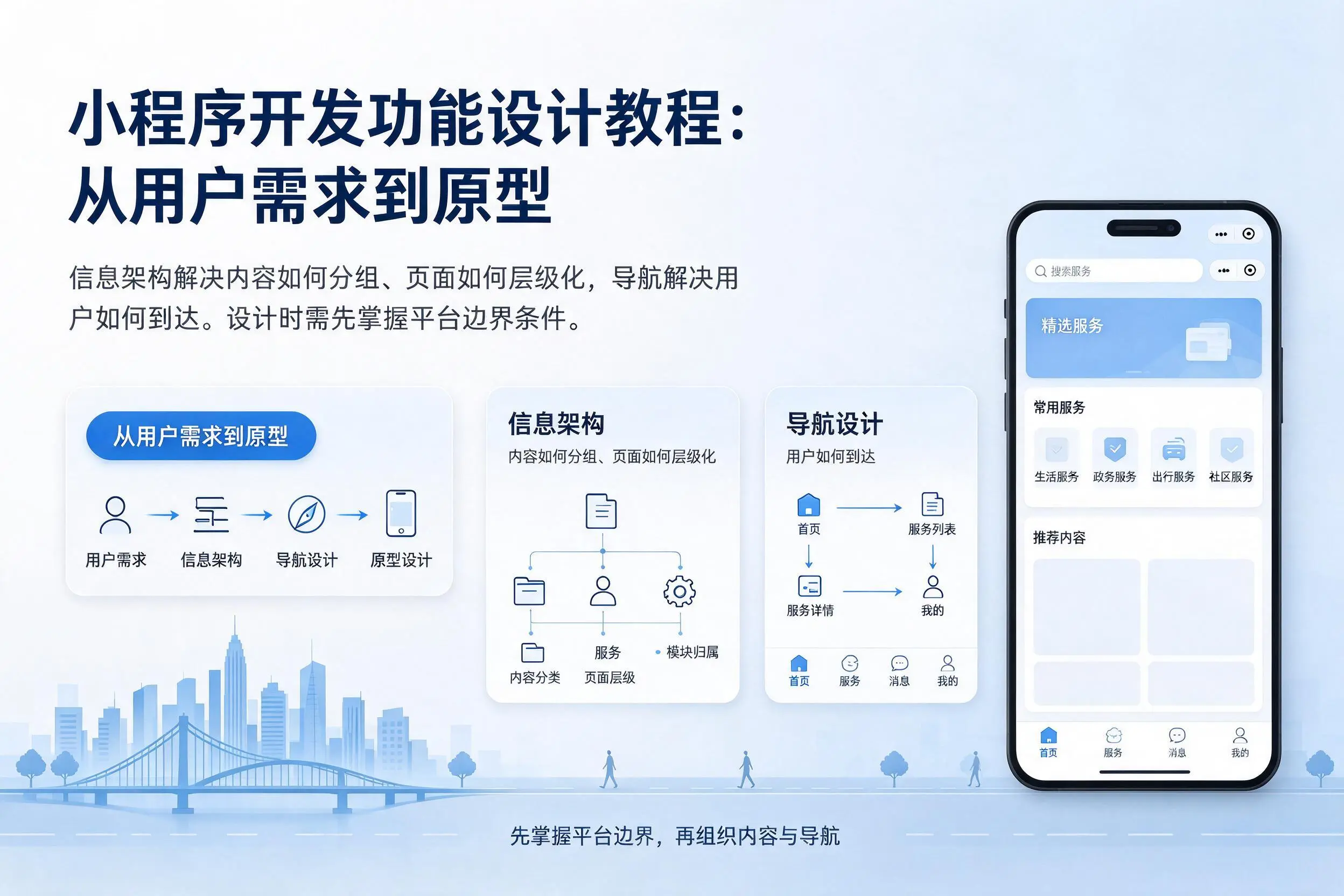 本溪小程序开发功能设计教程:从用户需求到原型