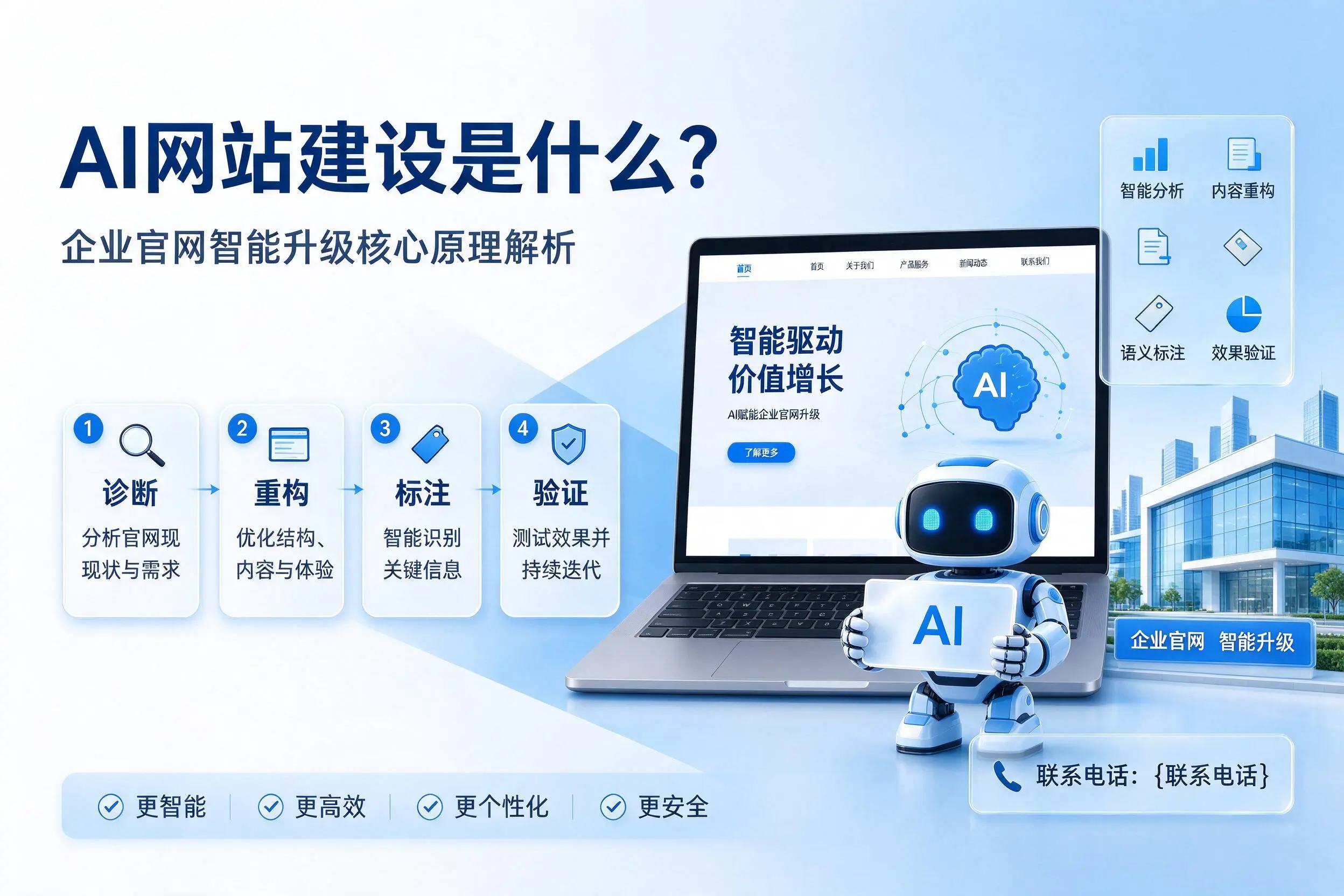 AI网站建设是什么？本溪企业官网智能升级核心原理解析