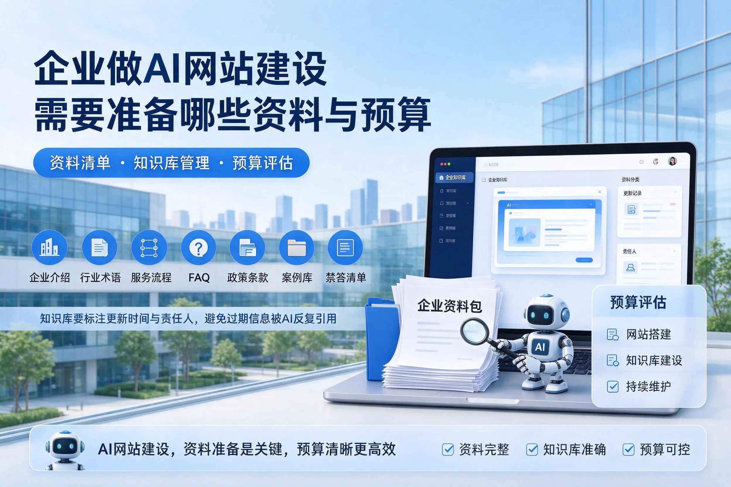 本溪企业做AI网站建设需要准备哪些资料与预算